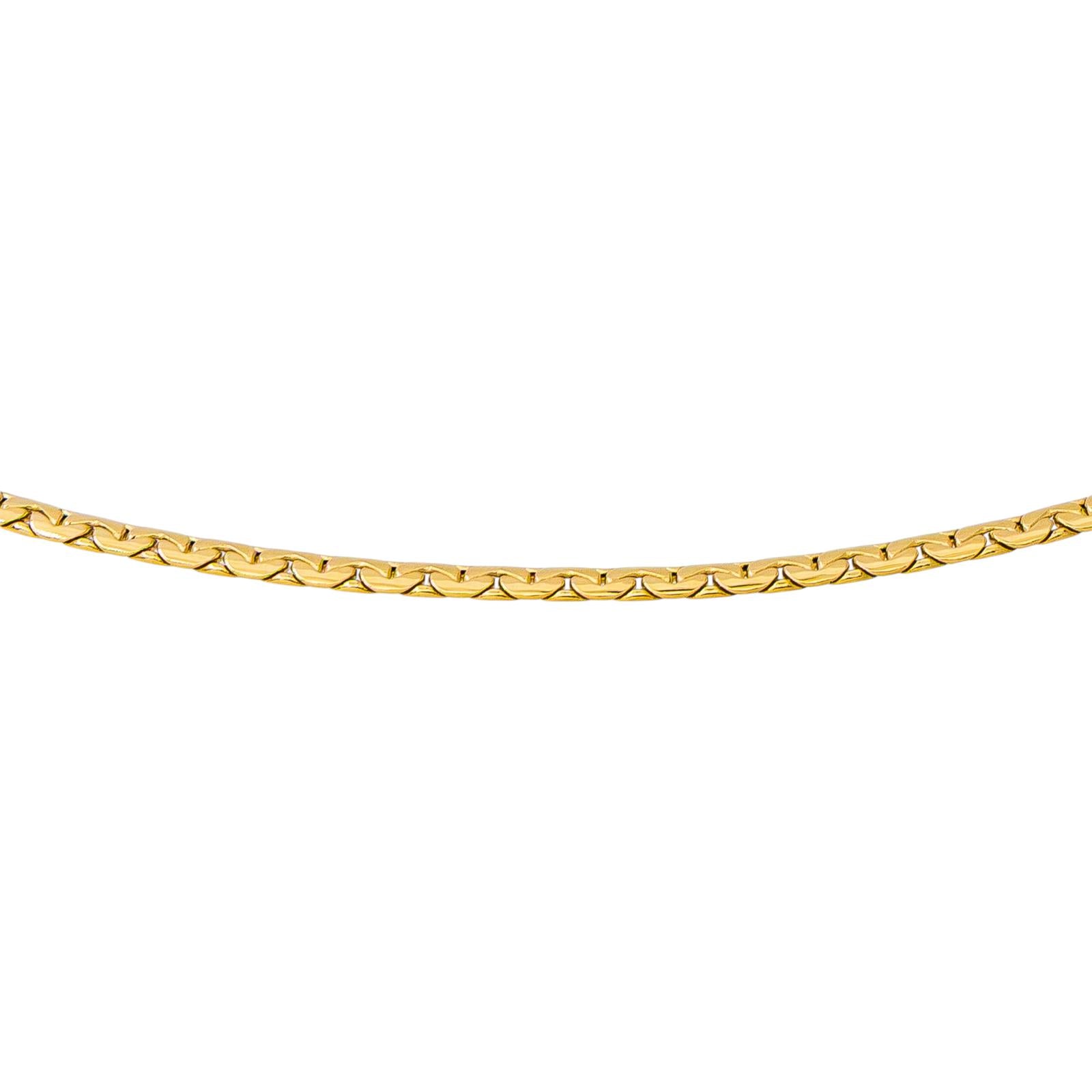 Collier Maille haricot Or jaune