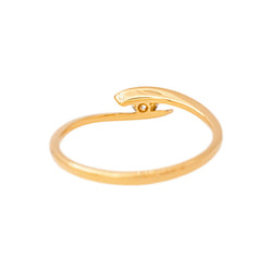 Bague Solitaire Or jaune Diamant