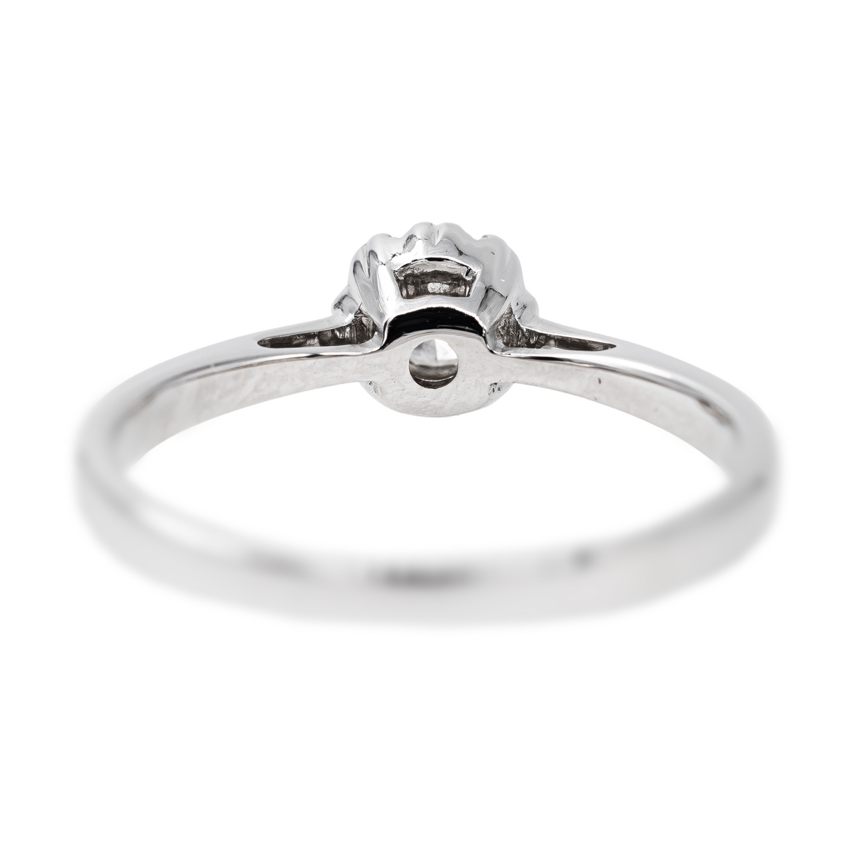 Bague Solitaire Or blanc Diamant