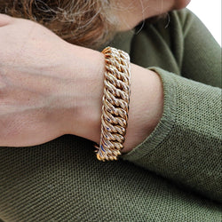 Bracelet Manchette en or jaune