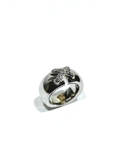 Bague CHAUMET en or blanc et diamants