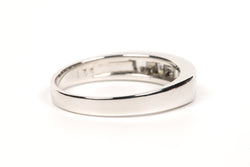 Bague Alliance en or blanc et diamants