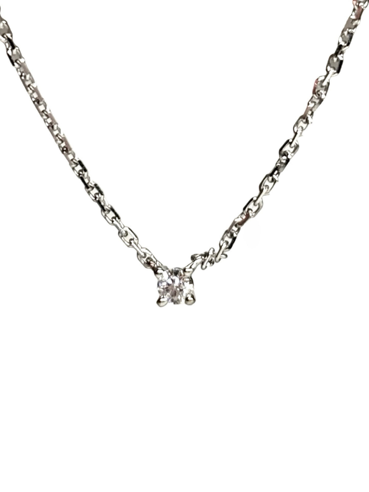 Collier Pendentif MAUBOUSSIN en or blanc et diamant