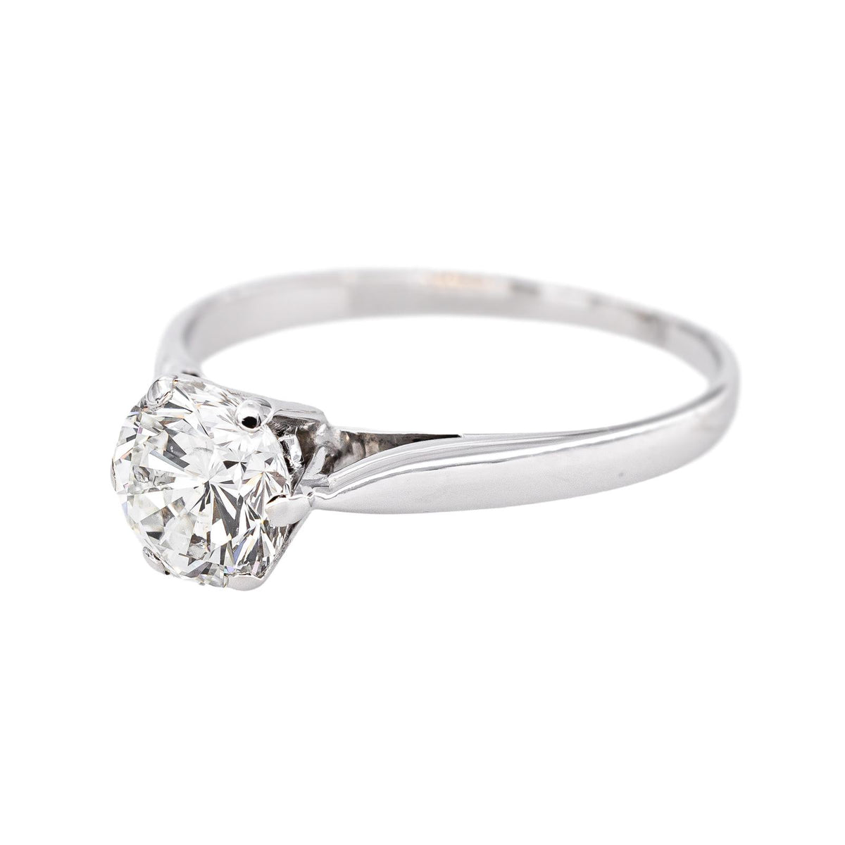 Bague Solitaire  Or blanc Diamant