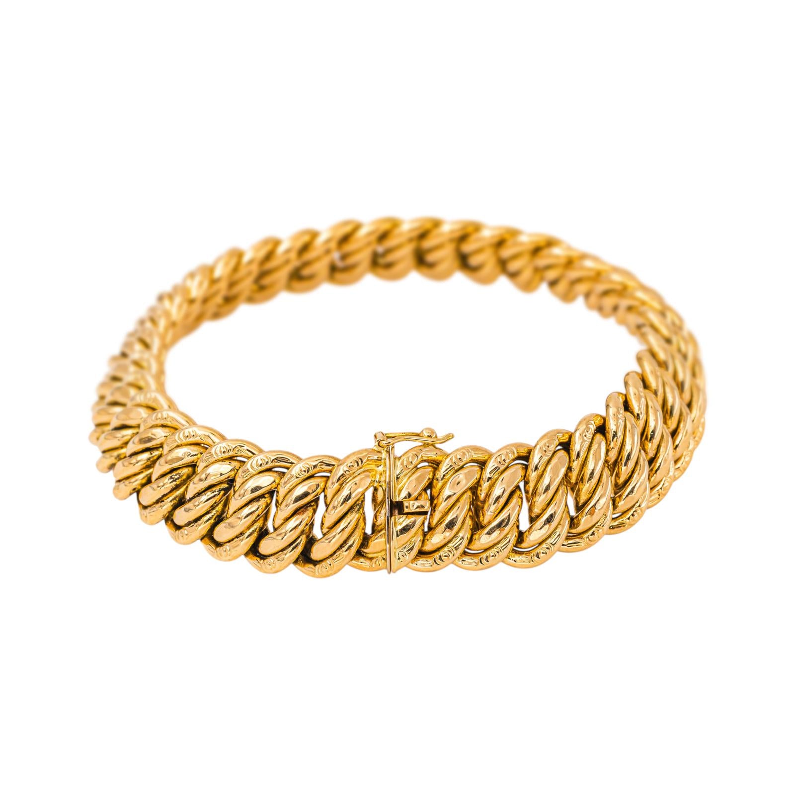 Bracelet Maille en or jaune