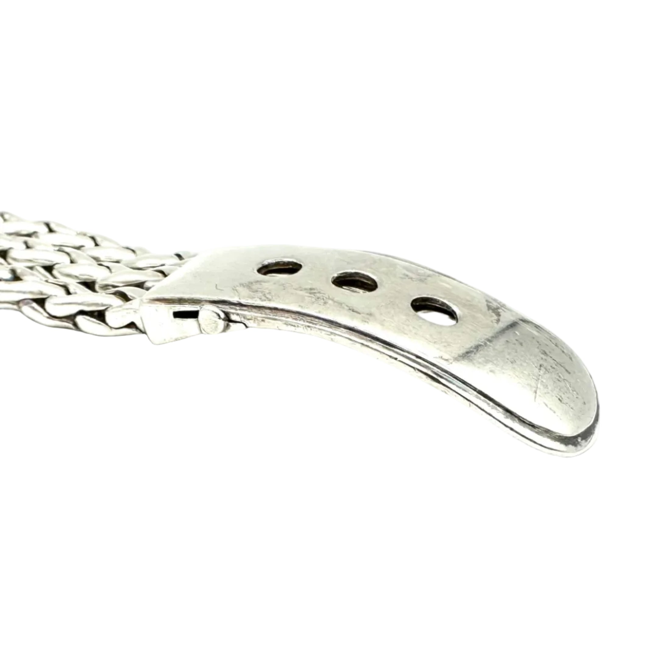 Bracelet Ceinture HERMÈS "Diane" en argent