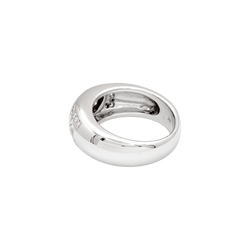 Bague Jonc CHOPARD "Love" en or blanc et diamants