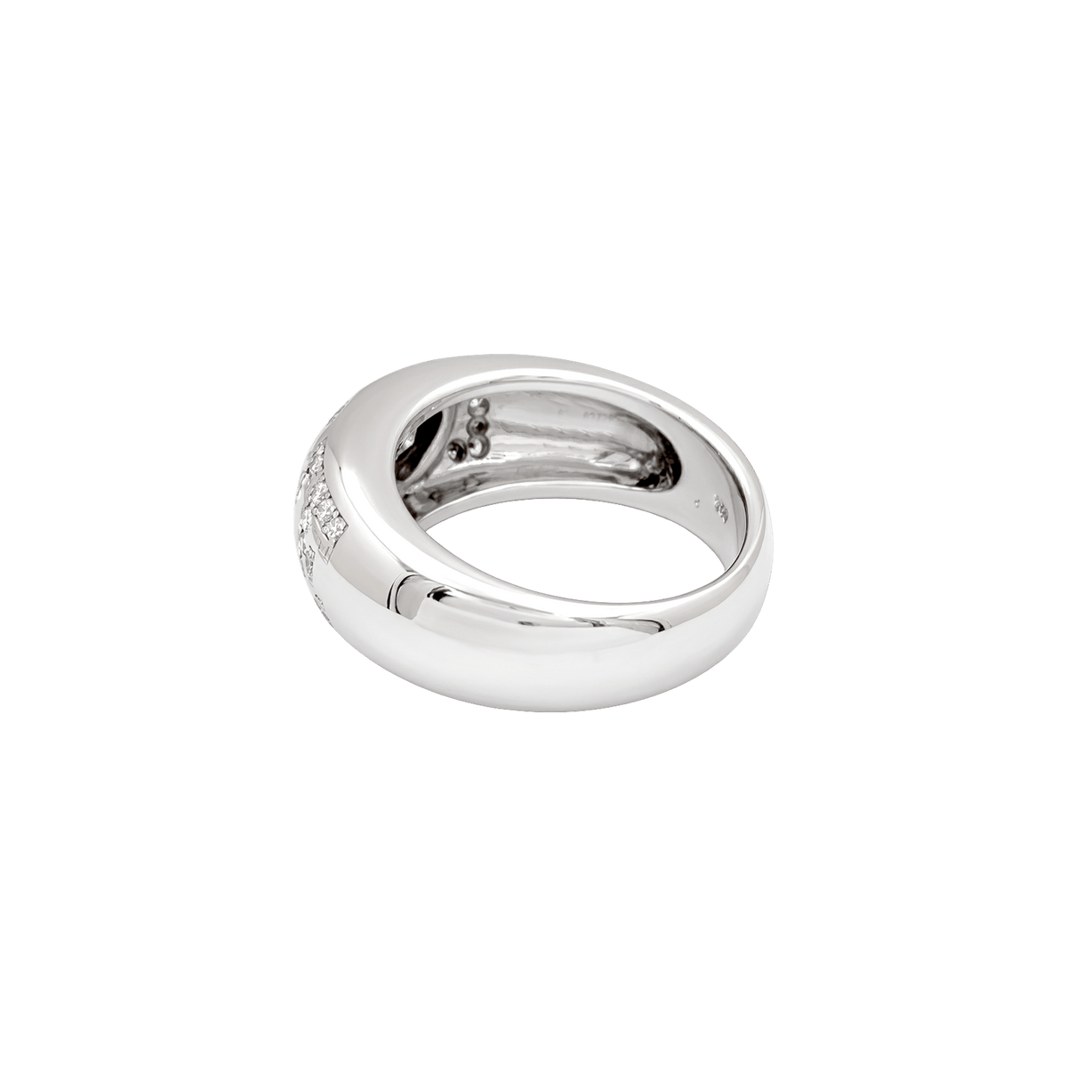 Bague Jonc CHOPARD "Love" en or blanc et diamants