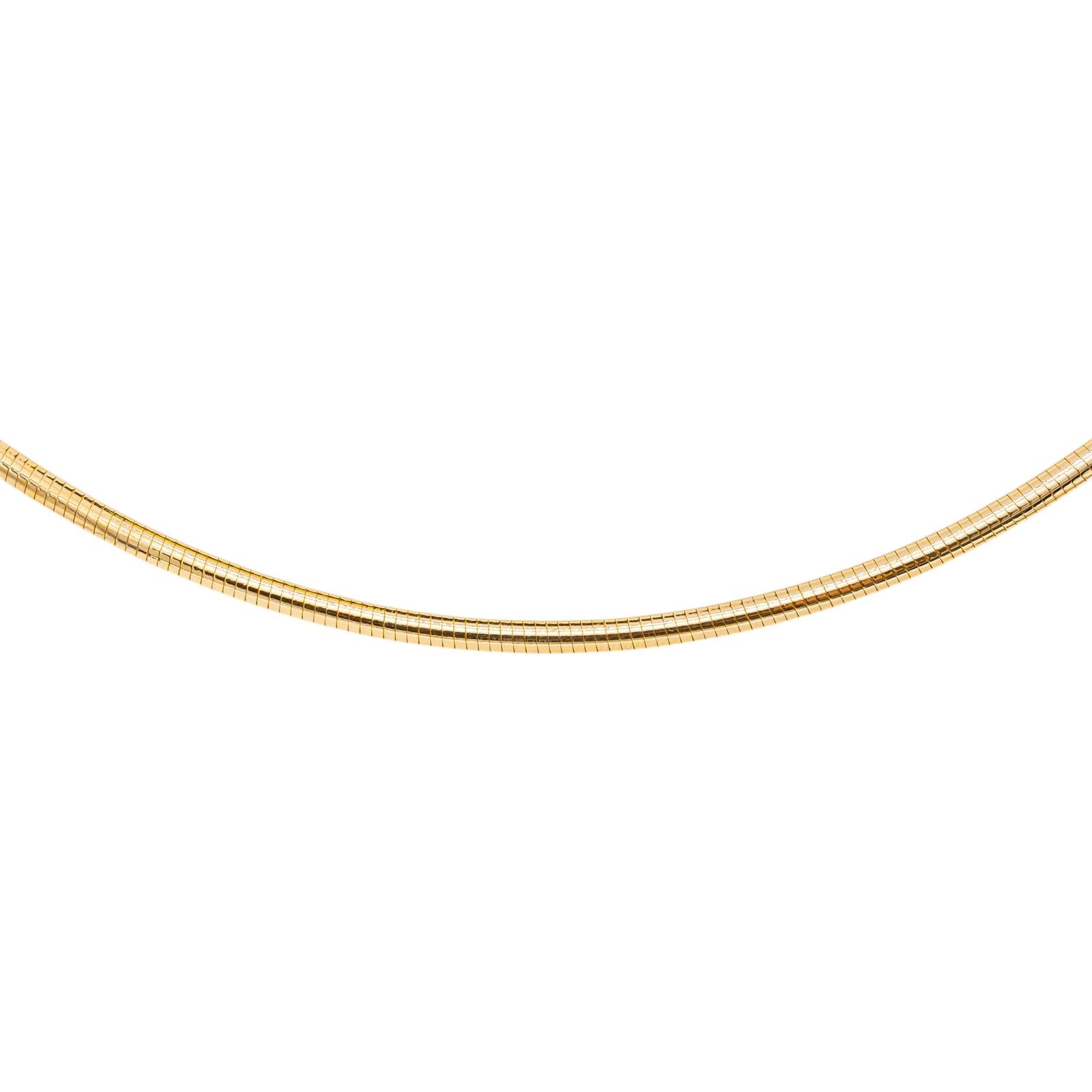 Collier Maille omega Or jaune