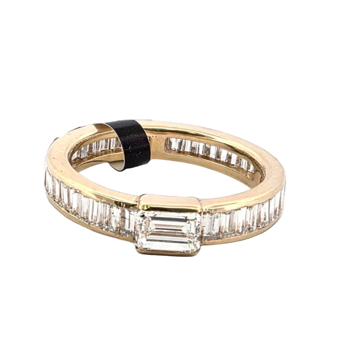 Bague Alliance VERETTA en or jaune et diamants