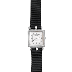 Montre Van Cleef & Arpels, "Classique Arpels" en or blanc, diamants.