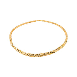 Collier Maille Palmier Or jaune