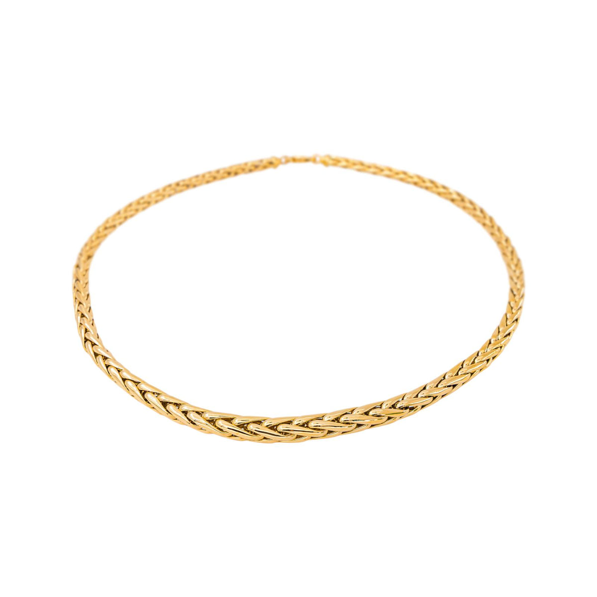Collier Maille Palmier Or jaune