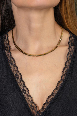 Collier Maille anglaise Or jaune