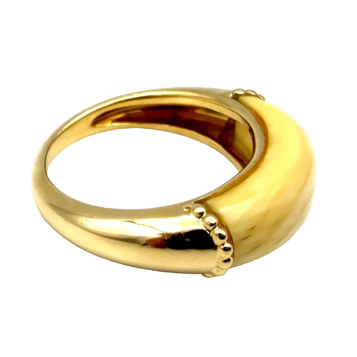 Bague Jonc JEAN ET PIERRE BELLIN en or jaune et ivoire