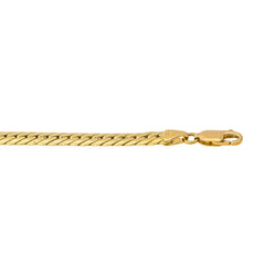 Bracelet Maille Anglaise Or jaune