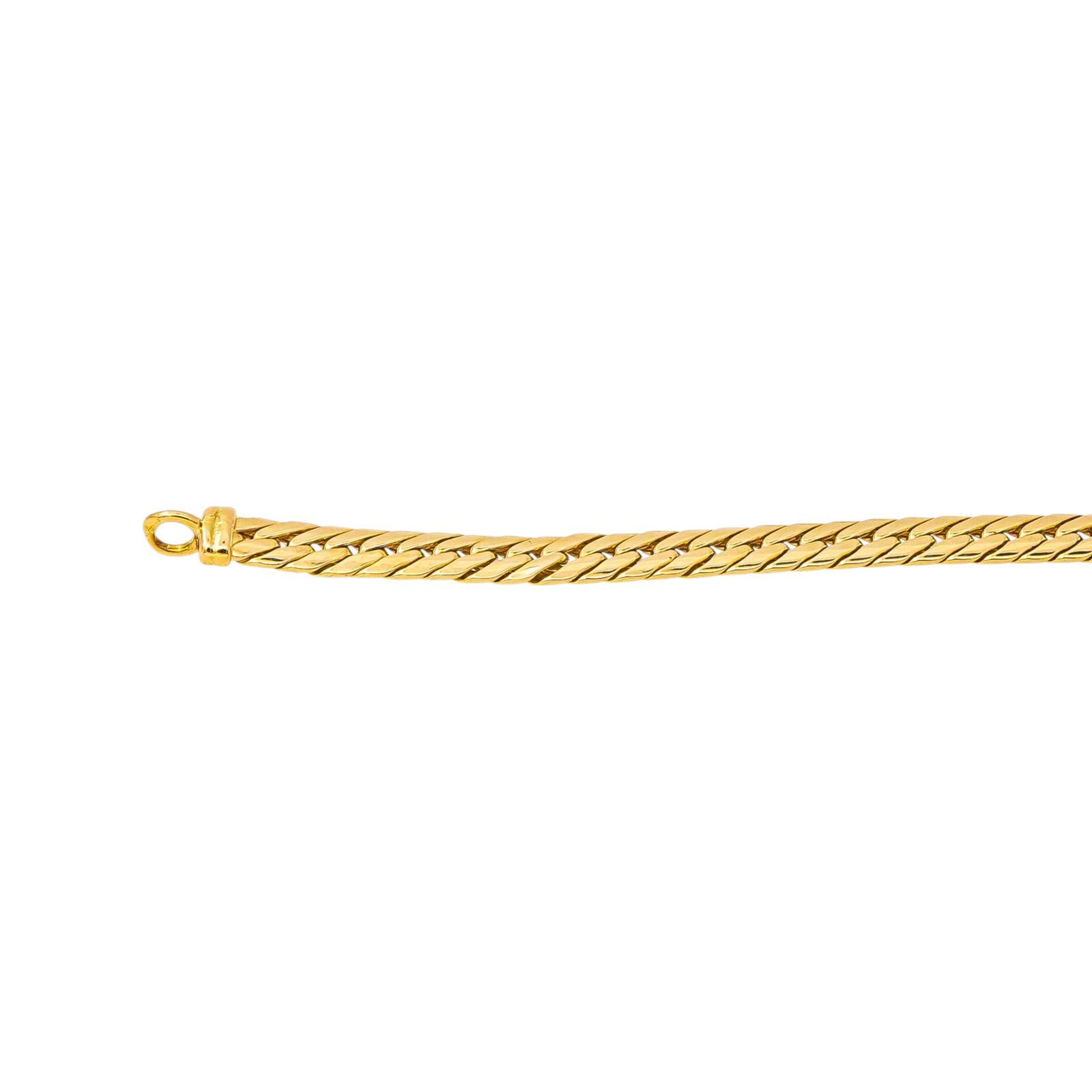 Collier Maille anglaise Or jaune