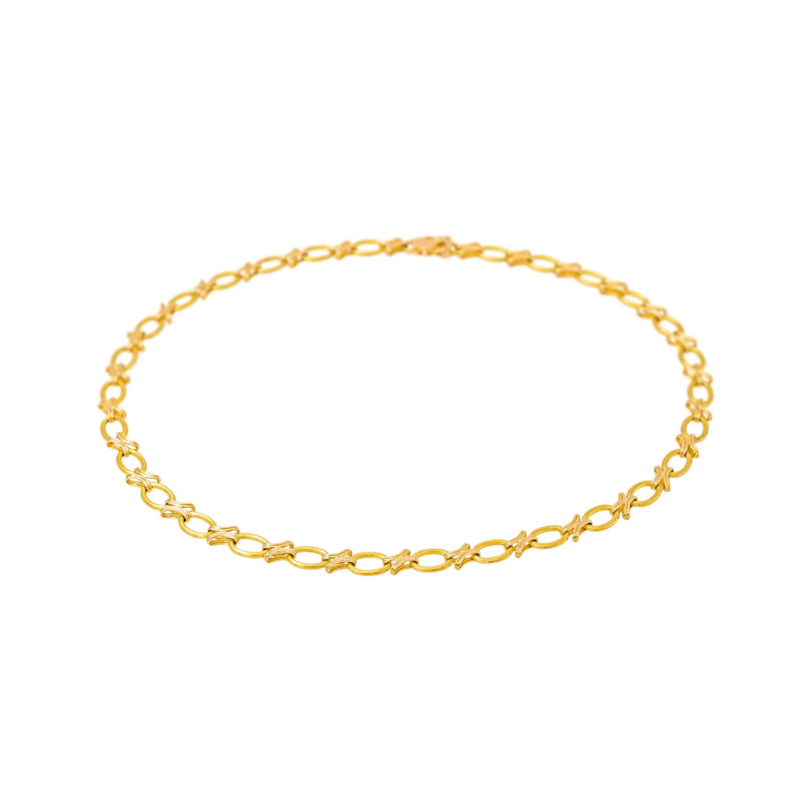 Collier Maille ovale Or jaune