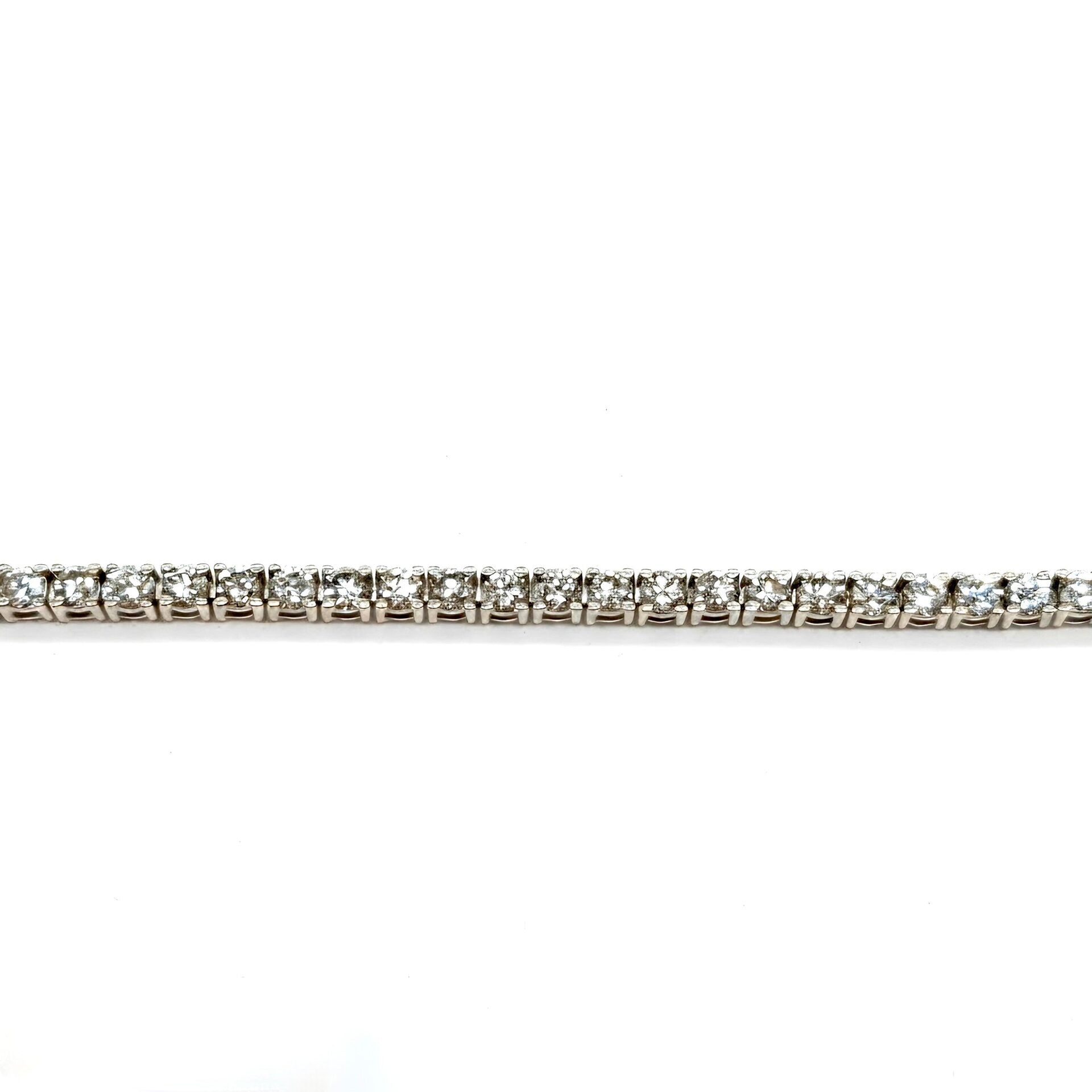 Bracelet Ligne en or blanc et diamants