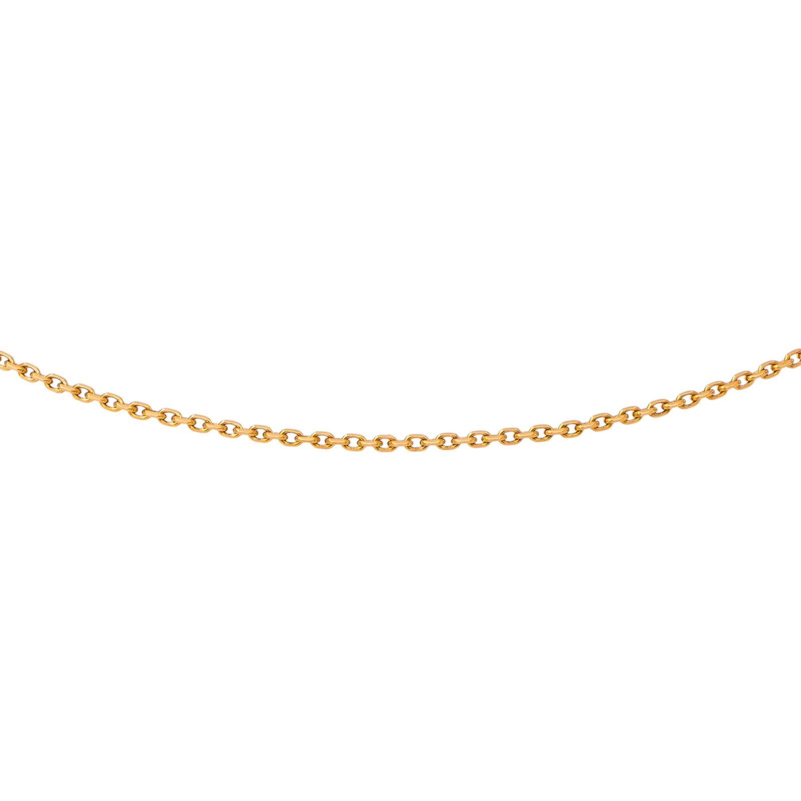 Collier Maille forçat Or jaune