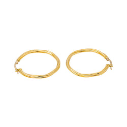 Boucles d'oreilles Créoles en or jaune