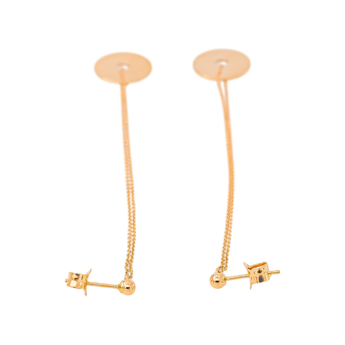 Boucles d'oreilles  Pendantes Or rose