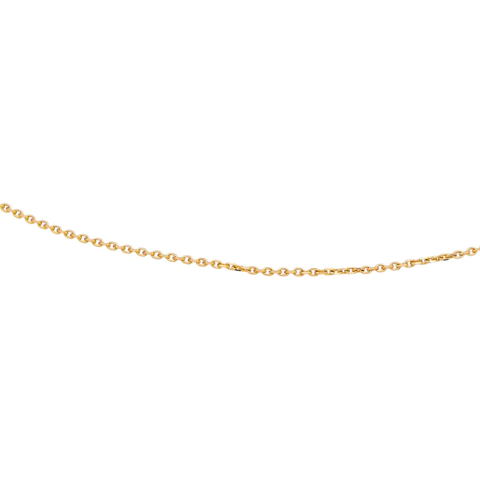 Collier Maille forçat Or jaune