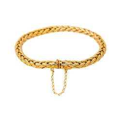 Bracelet Maille palmier Or jaune