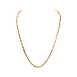 Collier maille Grain de riz Or jaune