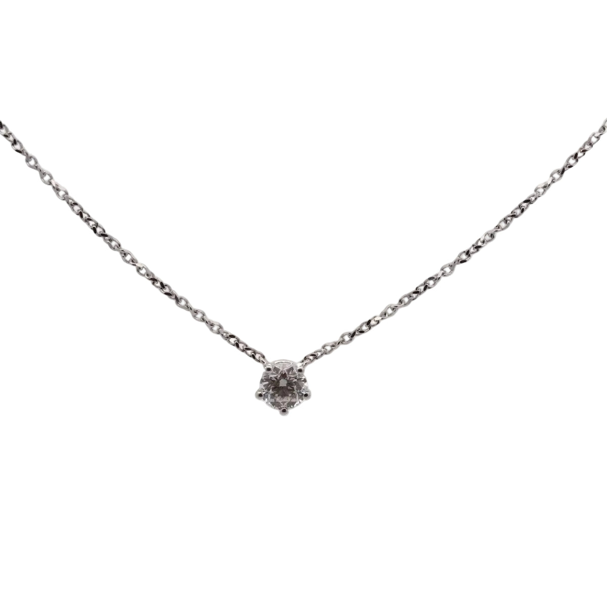 Collier Pendentif en or blanc et diamant