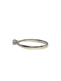 Bague Solitaire en or blanc et diamant