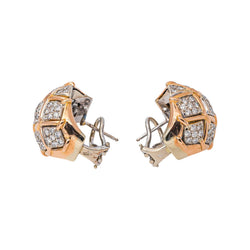Boucles d'oreilles Or rose  Diamant