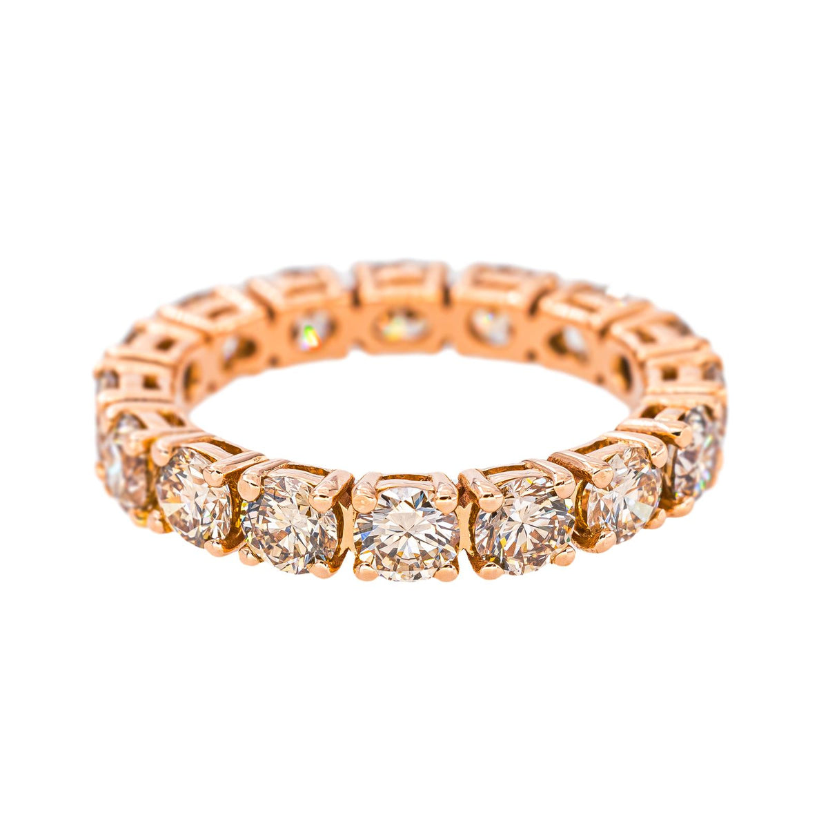 Bague Alliance américaine Or rose Diamant