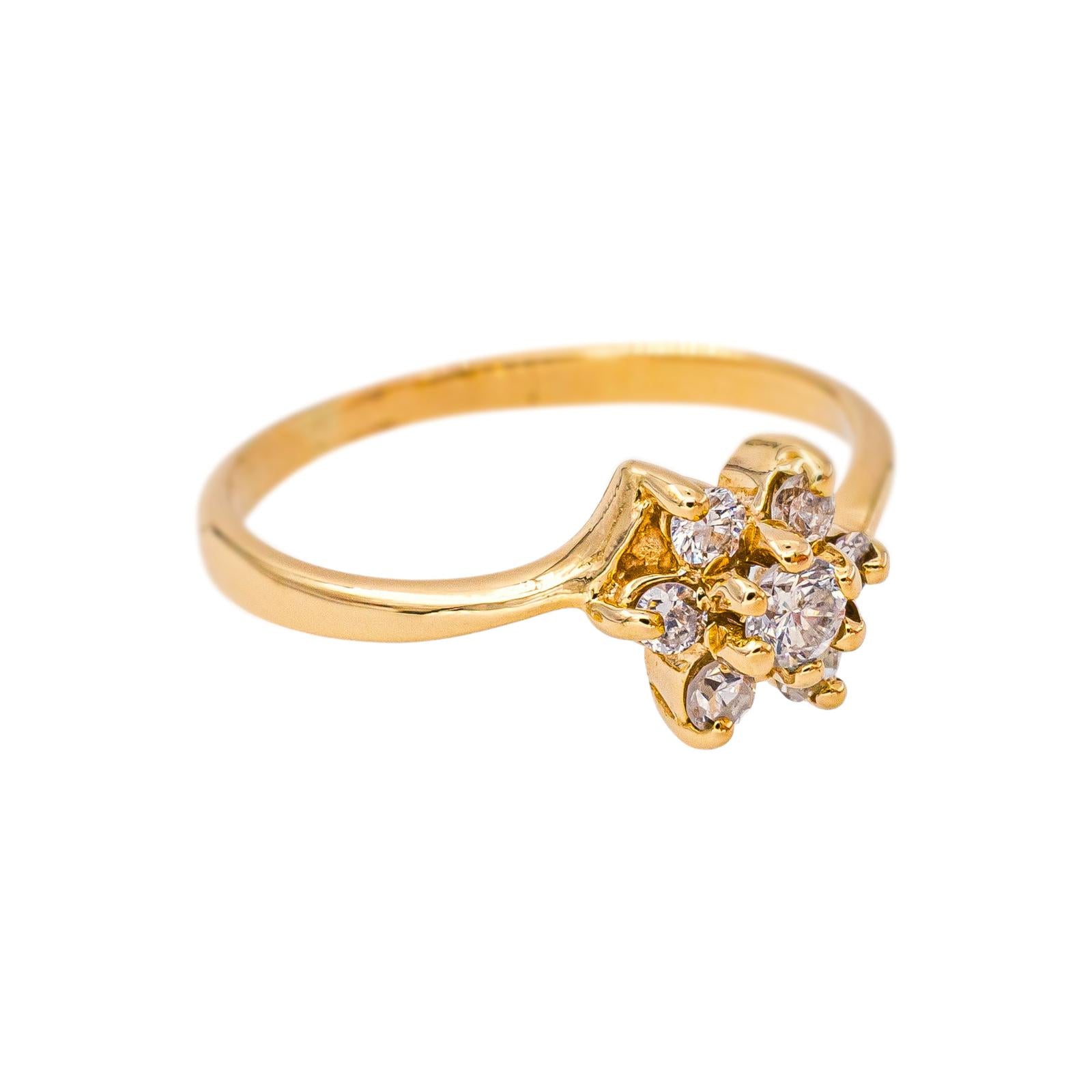 Bague Or jaune Diamant