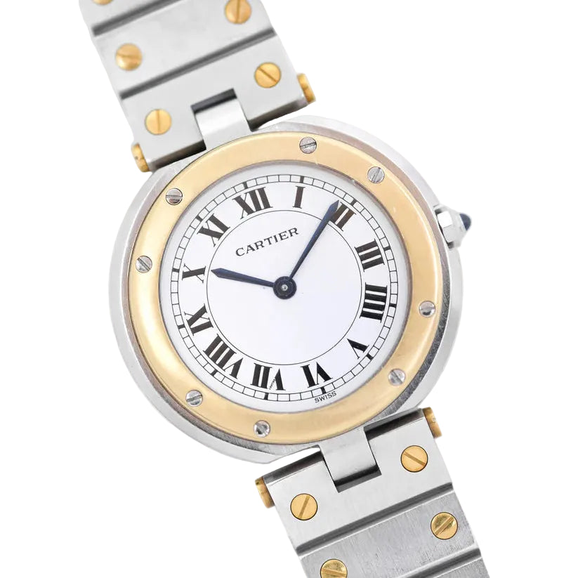 Montre CARTIER Santos Vendôme en or jaune et acier