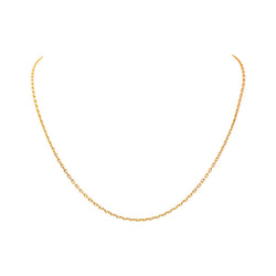 Collier Maille forçat Or rose