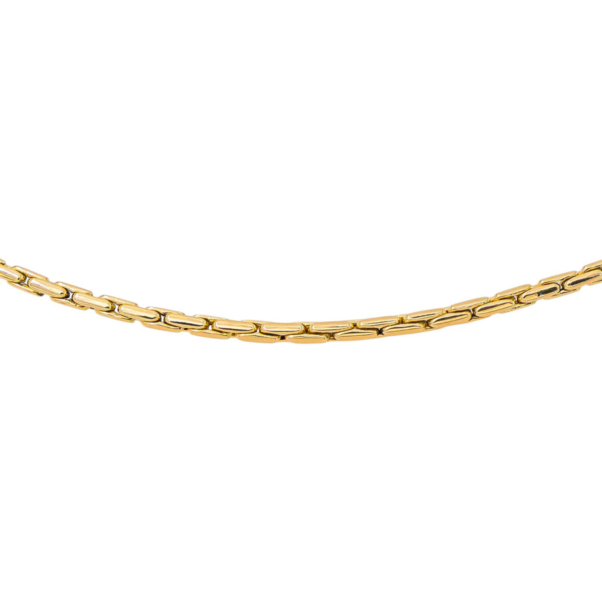 Collier Maille Grain de riz Or jaune
