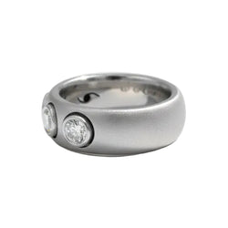 Bague Trilogie en or blanc et diamants