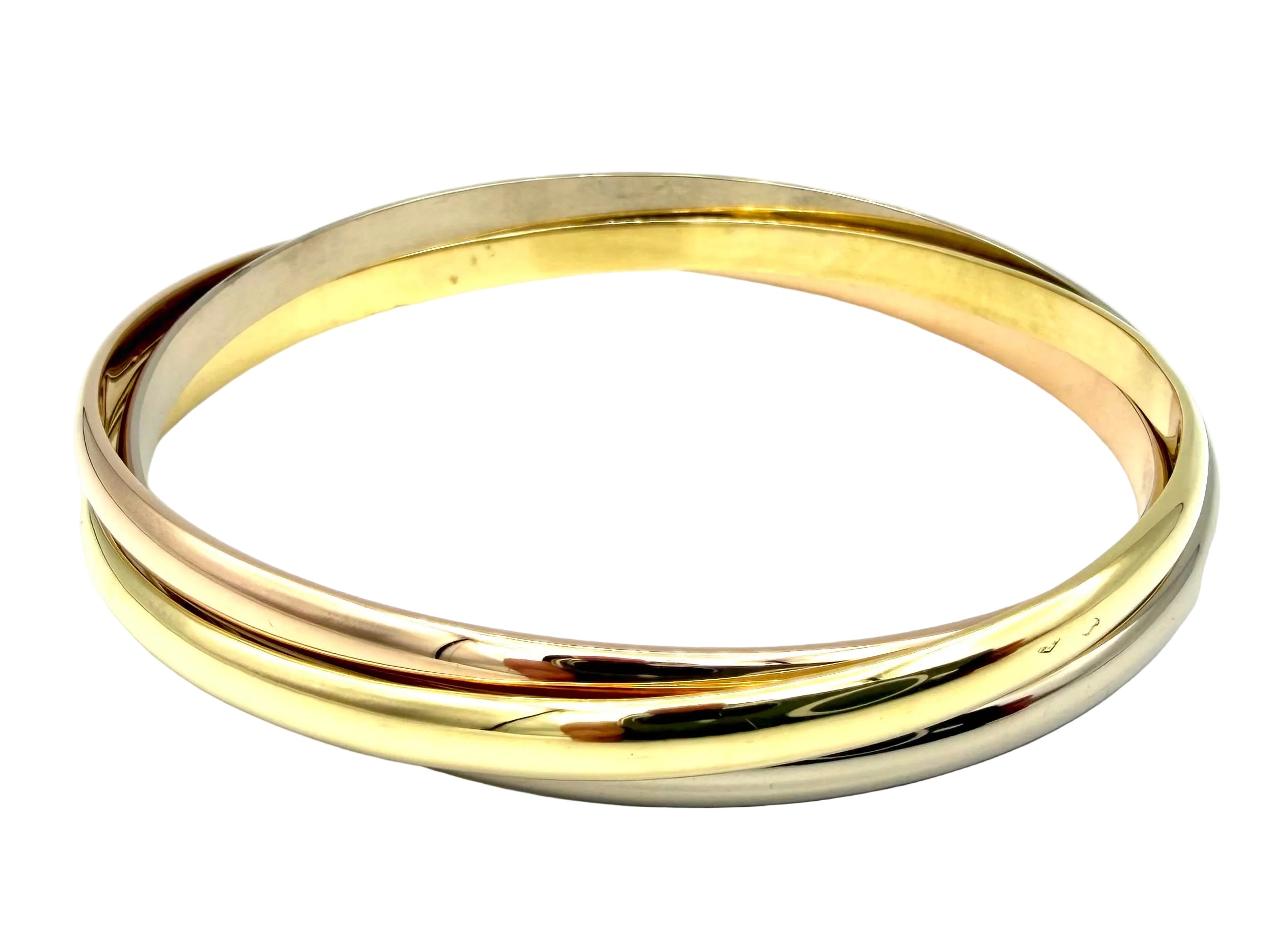 Bracelet CARTIER "Trinity" MM en or blanc, or jaune et or rose