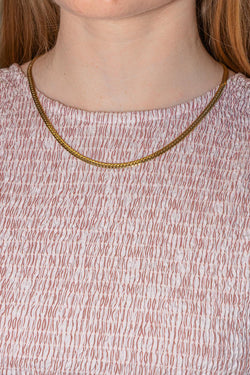 Collier Maille anglaise Or jaune