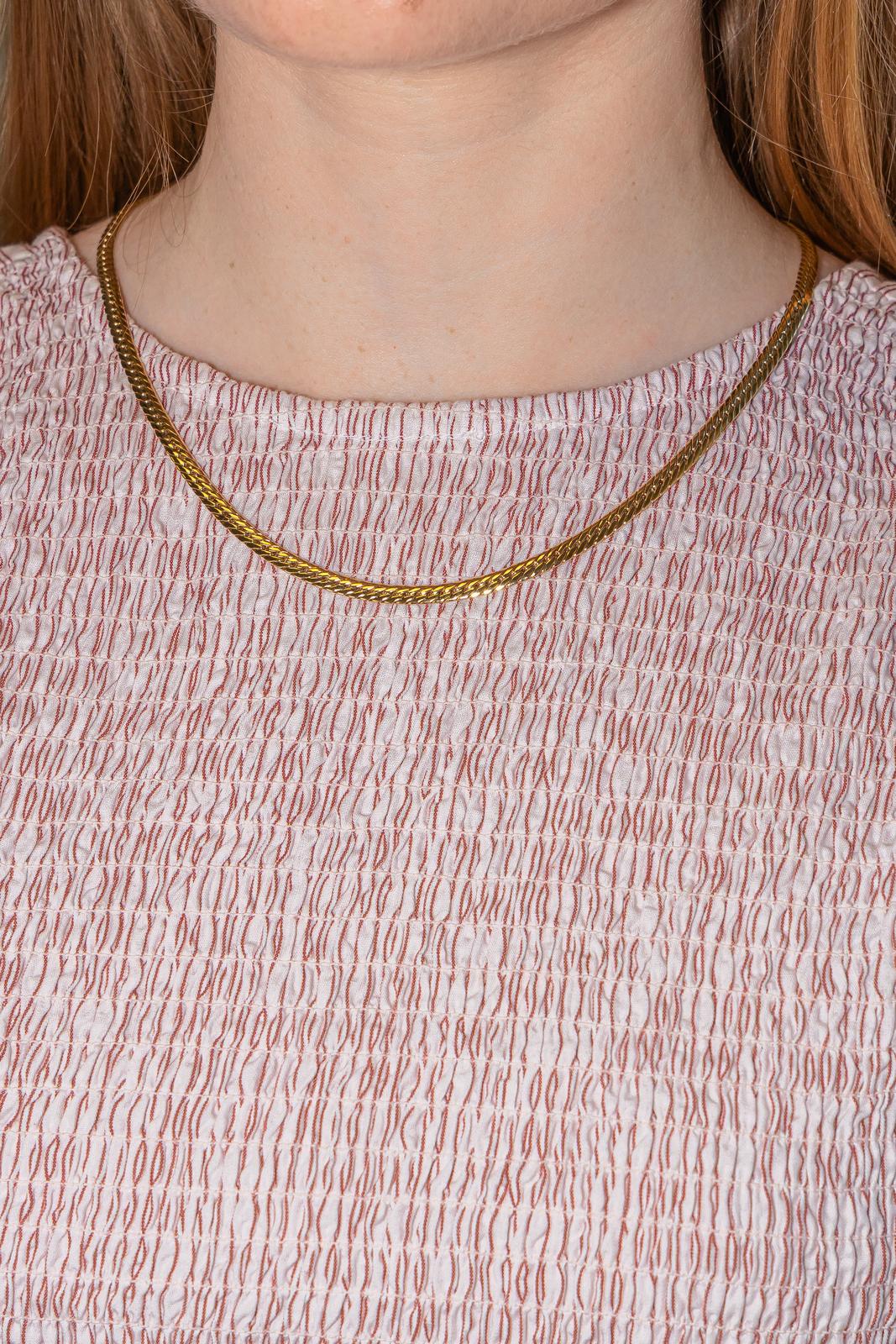 Collier Maille anglaise Or jaune