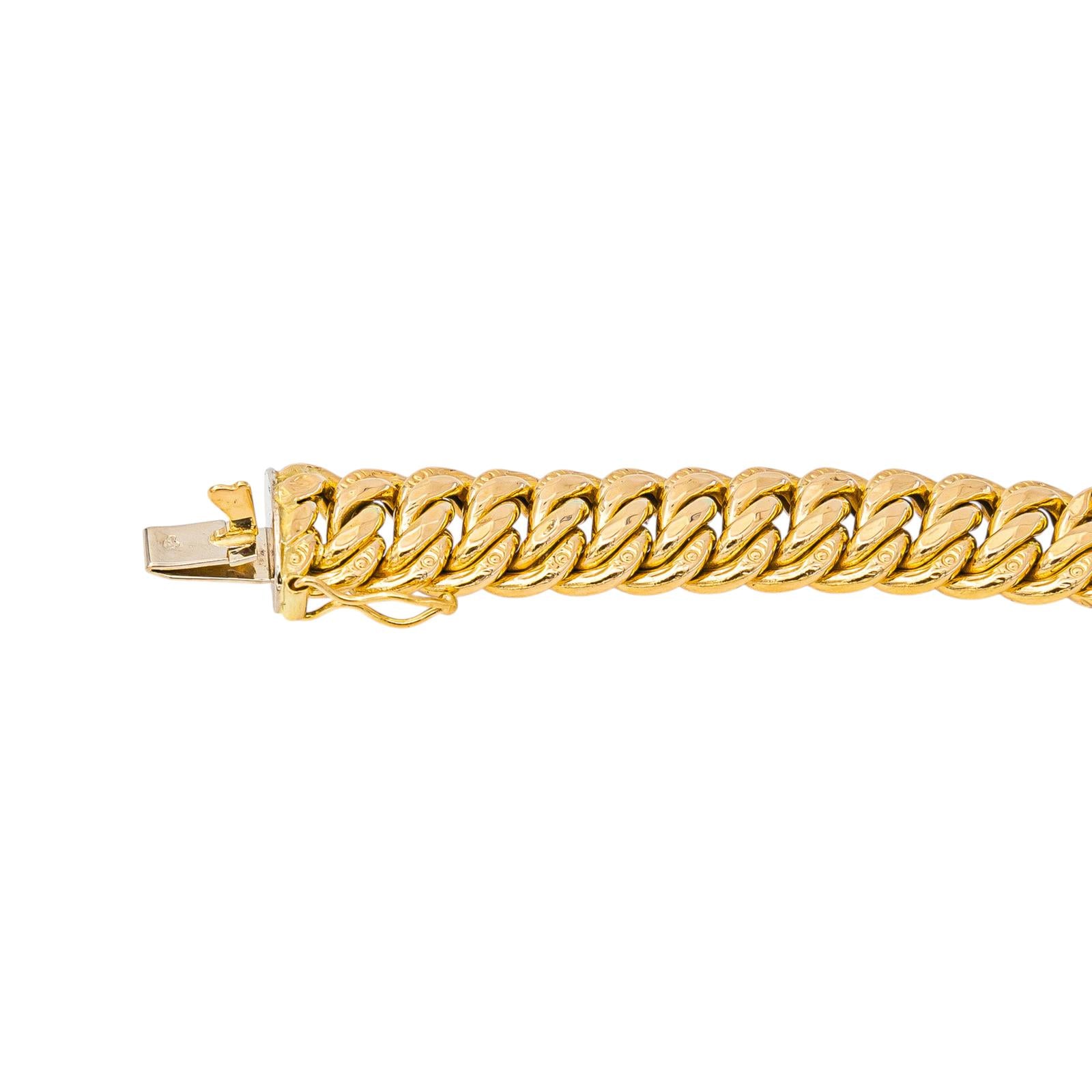 Collier Maille Américaine Or jaune