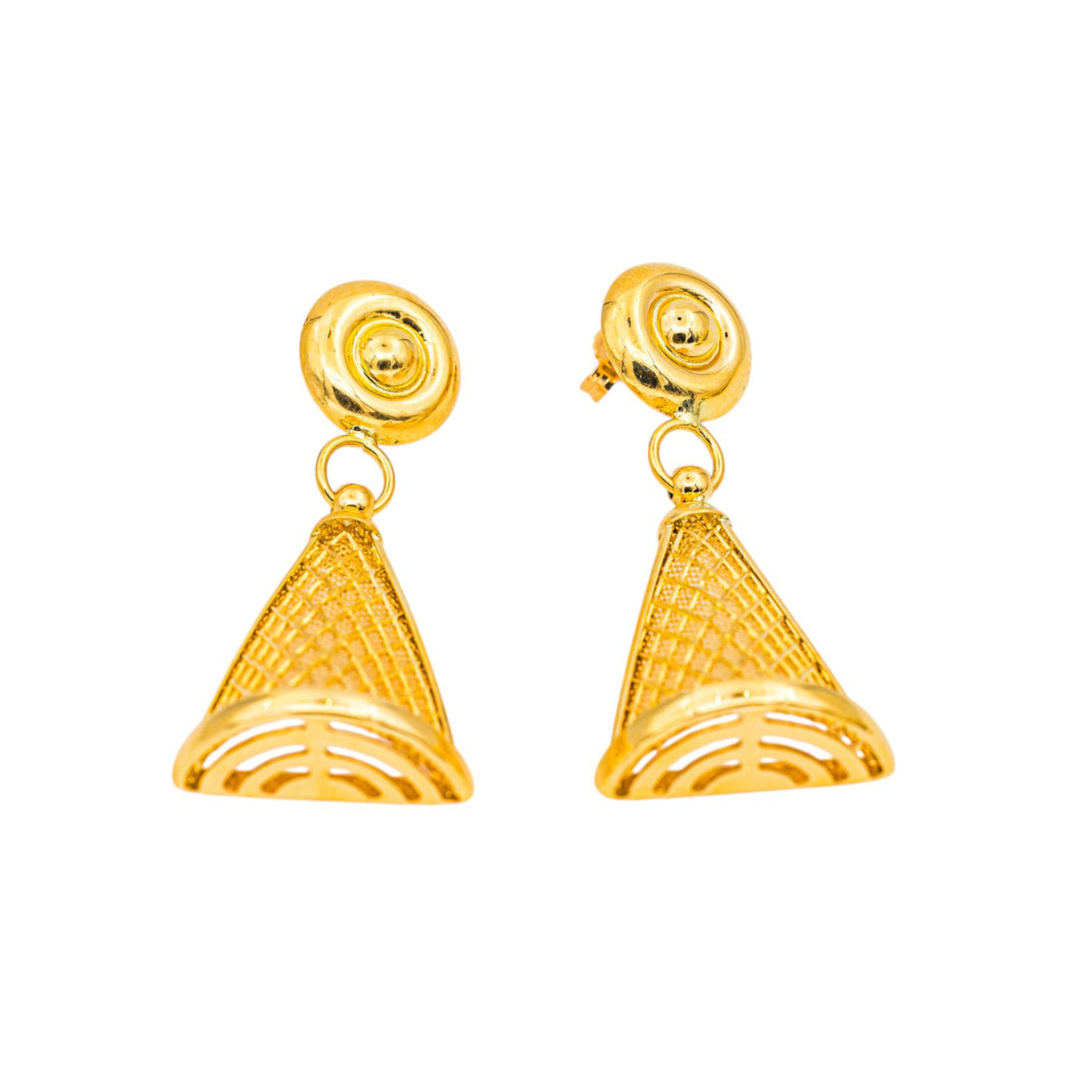 Boucles d'oreilles  Pendantes Or jaune