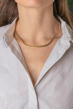 Collier Maille anglaise Or jaune