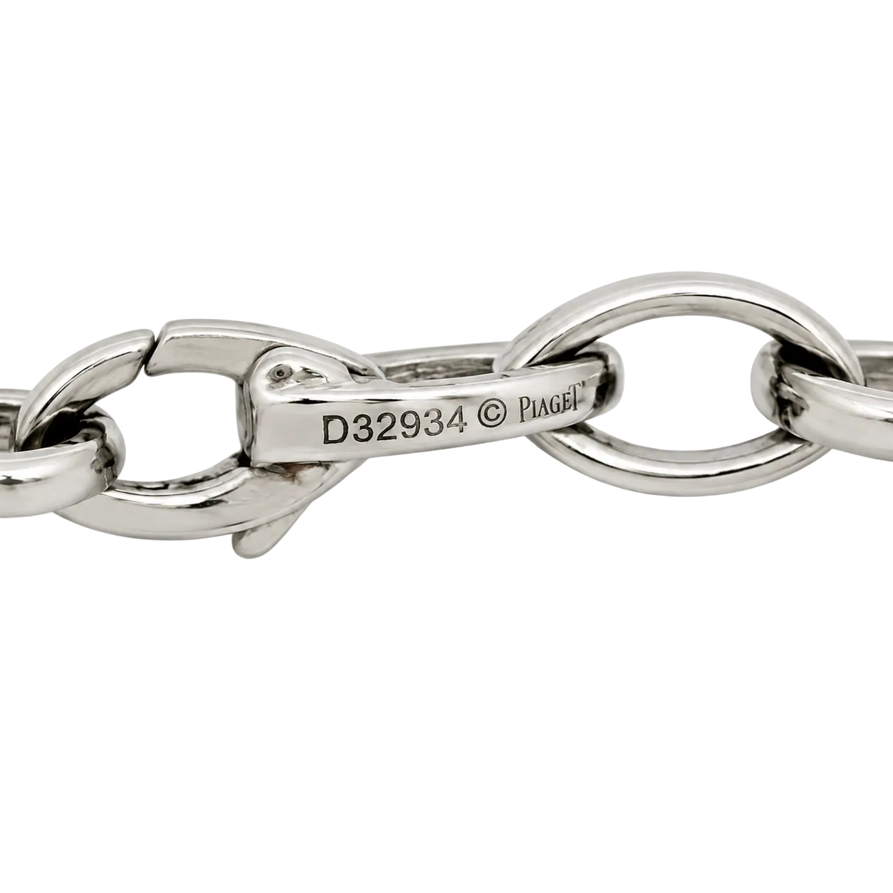 Bracelet Maille PIAGET en or blanc