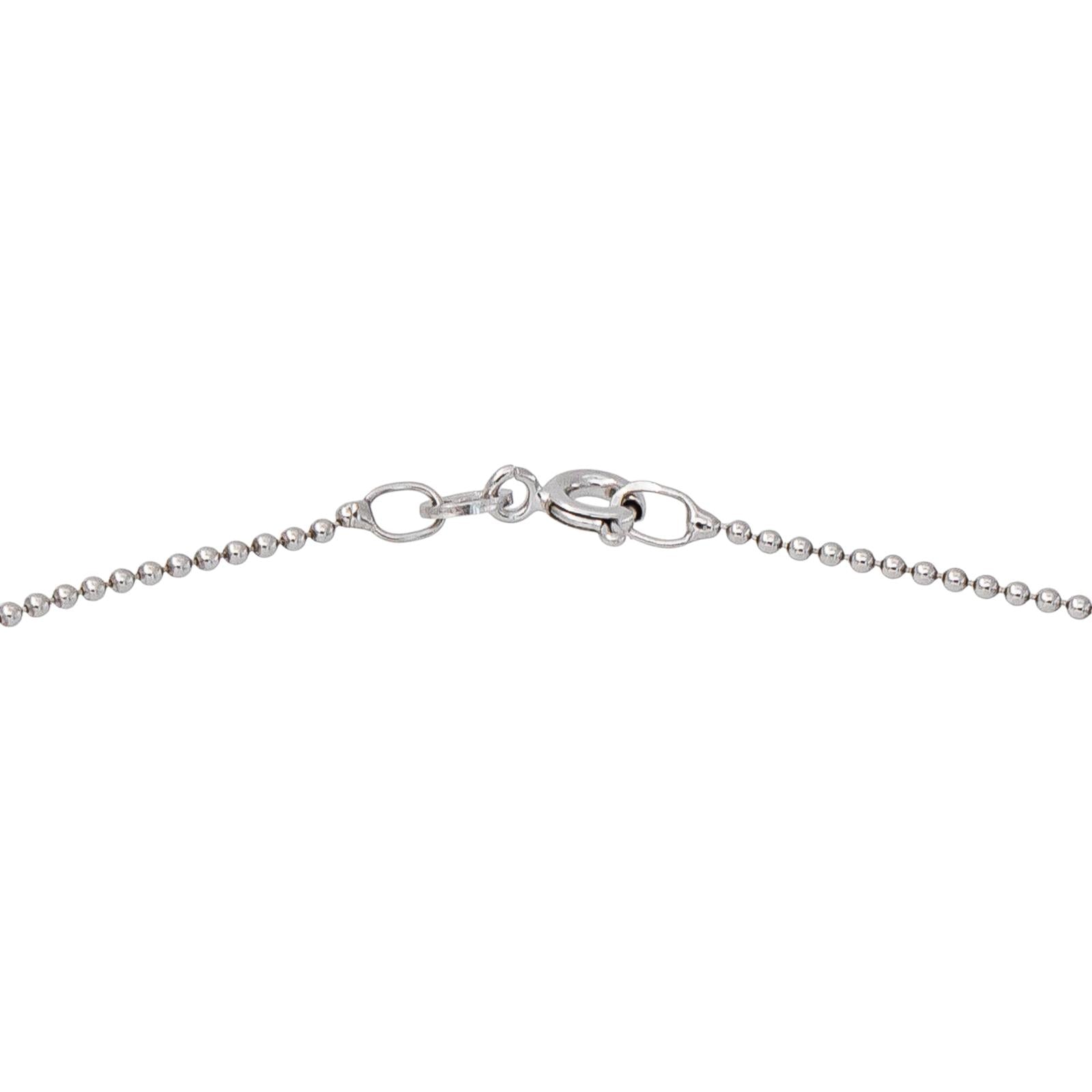 Collier  Or blanc  Diamant