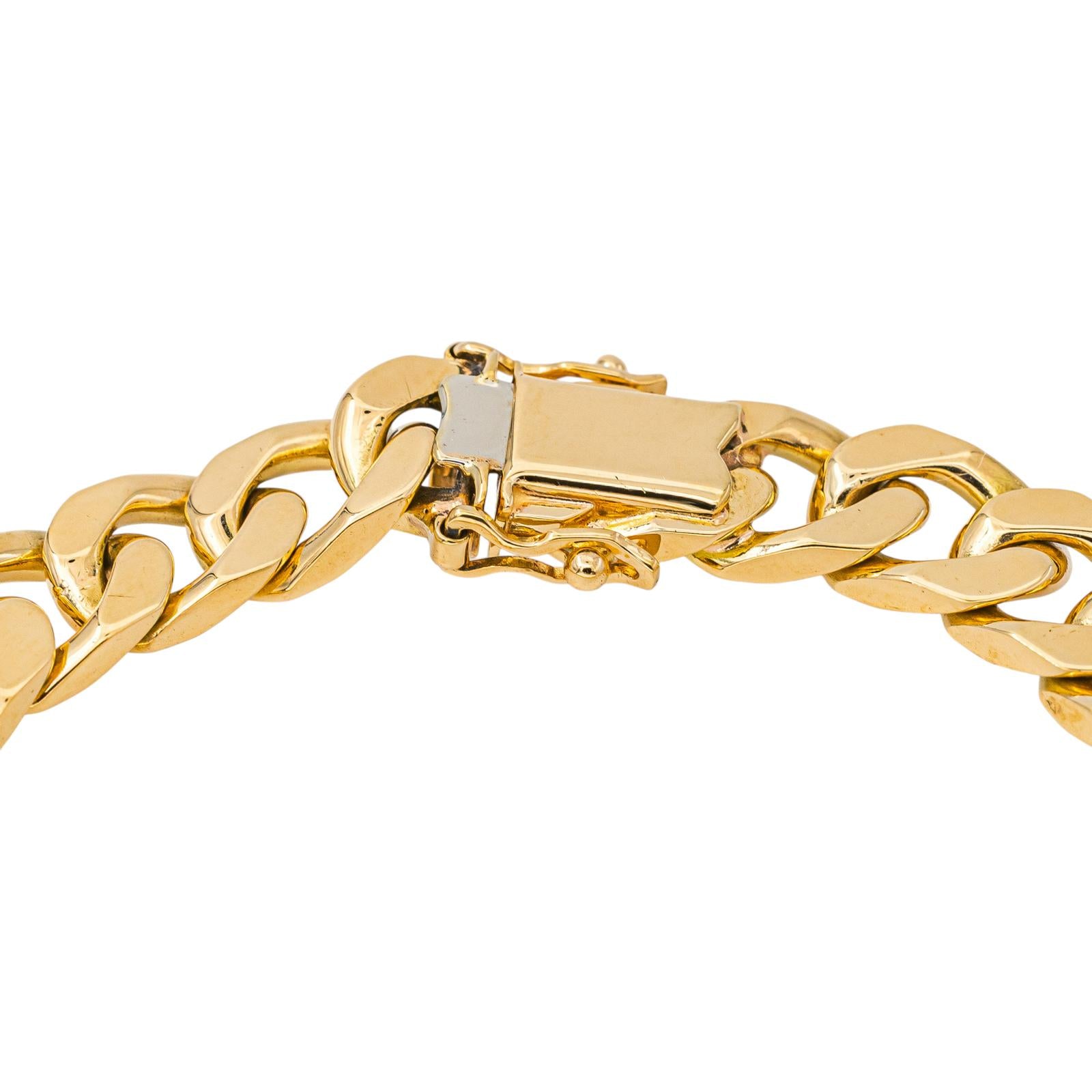 Bracelet Maille gourmette Or jaune