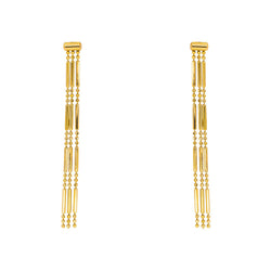 Boucles d'oreilles Pendantes en or jaune