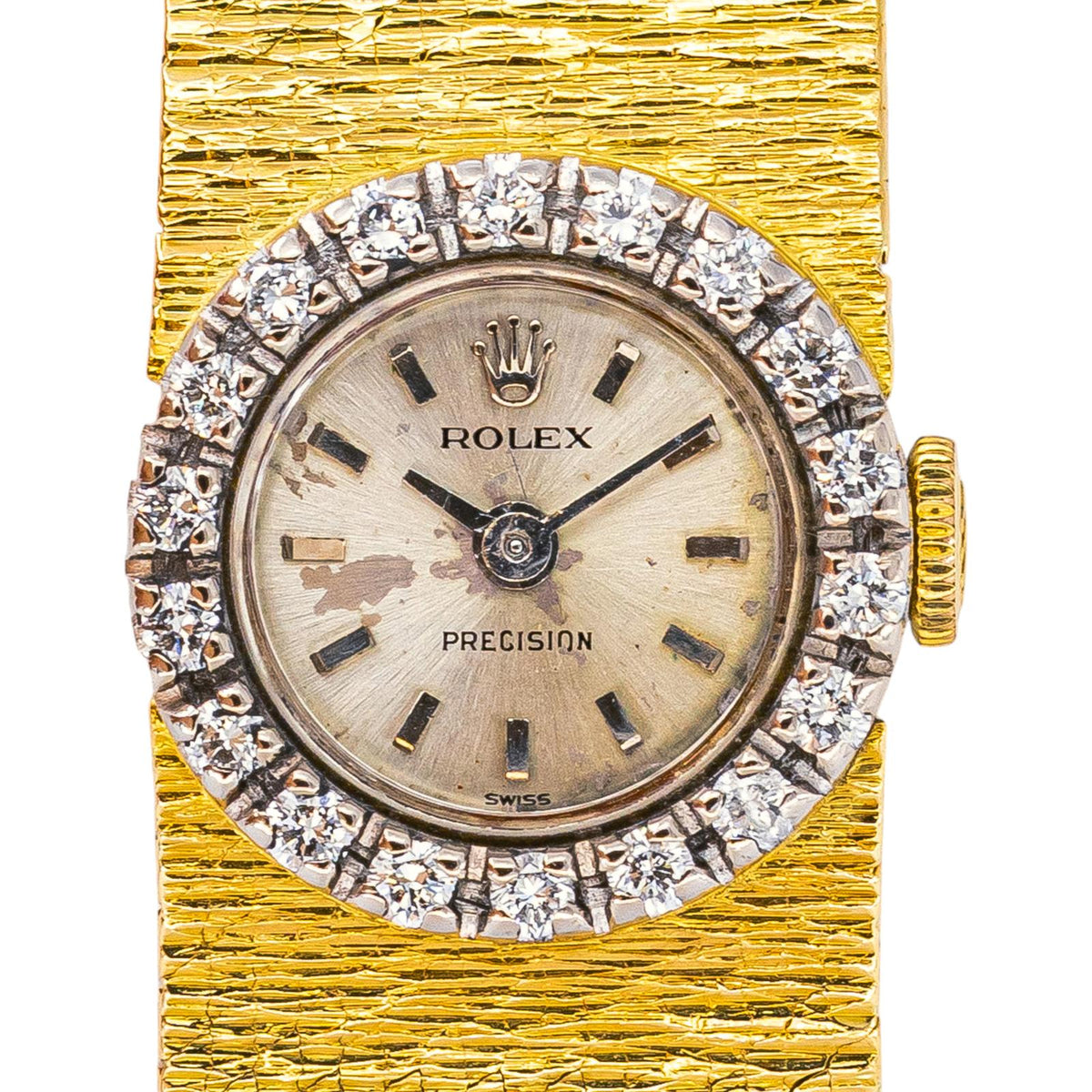 Rolex Montre  Or blanc Diamant