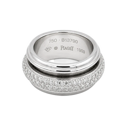 Bague Alliance PIAGET "Possession" en or blanc et diamants
